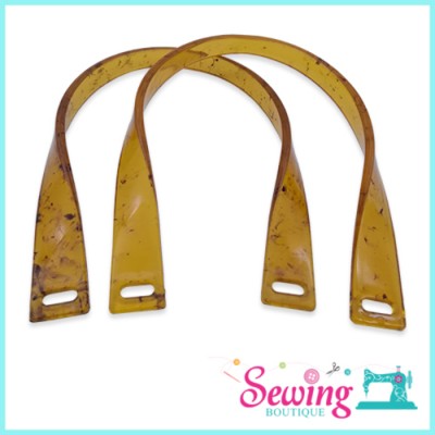 HANDLE - PLASTIC-14.5CM (LIGHT BROWN)